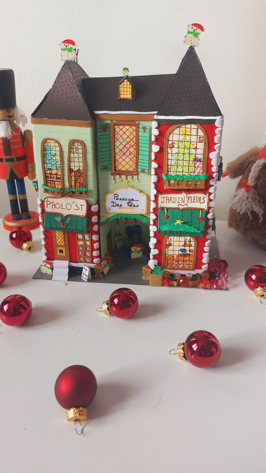 Maison miniature de Noël